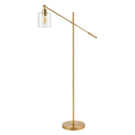 JONATHAN Y Lighting Kathryn 60" Tall LED Floor Lamp Brass Gold