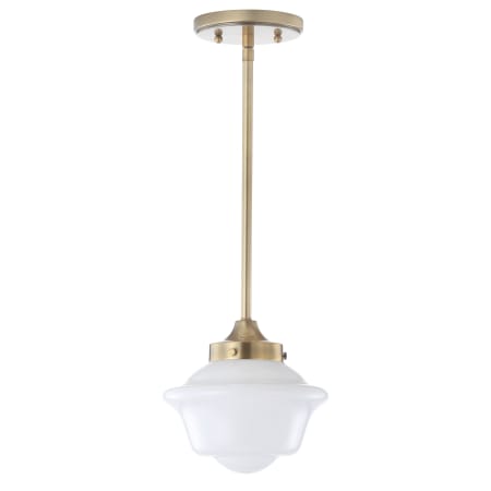 JONATHAN Y Lighting JYL Kurtz Single Light 7" Wide LED Mini Pendant Brass Gold