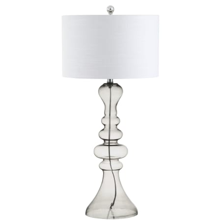 JONATHAN Y Lighting Madeline Single Light 35" Tall LED Buffet Table Lamp Smoke Gray