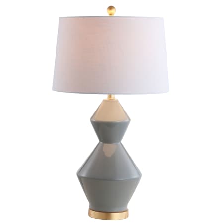 JONATHAN Y Lighting Alba 29" Tall LED Buffet Table Lamp Gray / Gold Leaf