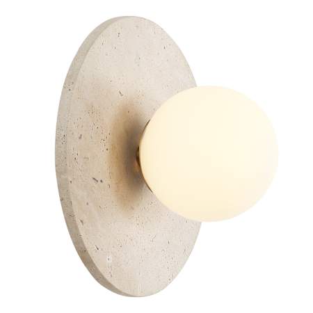 JONATHAN Y Lighting Tivoli 10" Tall LED Wall Sconce Light Brown / Brass Gold