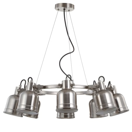 JONATHAN Y Lighting 8 Light 27" Wide LED Chandelier Nickel