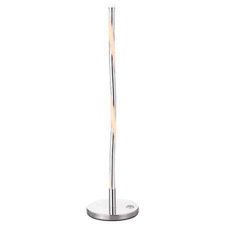 JONATHAN Y Lighting Nile Single Light 23-1/2" Tall Integrated LED Column Floor Lamp Chrome