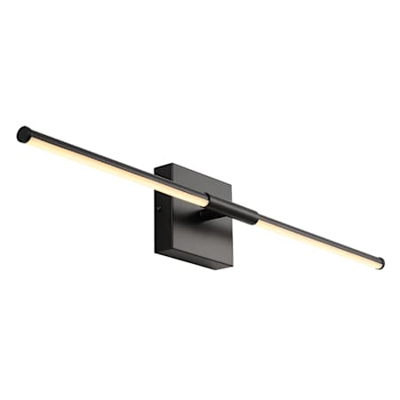 JONATHAN Y Lighting McKenna 5" Tall LED Wall Sconce Black