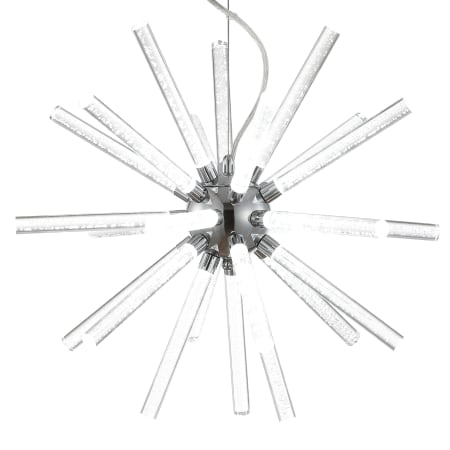 JONATHAN Y Lighting Soyuz 20" Wide LED Pendant Chrome