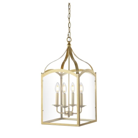 JONATHAN Y Lighting Ruth 4 Light 11" Wide LED Multi Light Pendant Gold