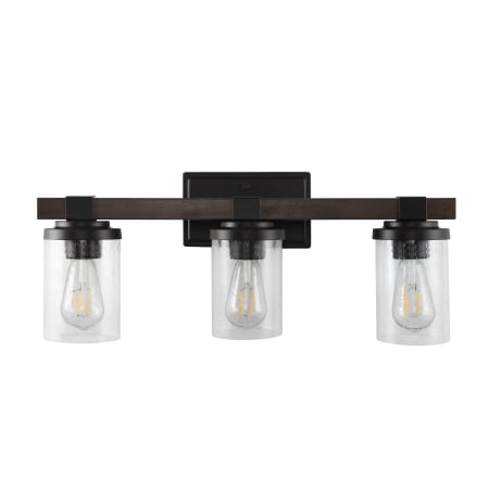 JONATHAN Y Lighting Bungalow 3 Light 23" Wide LED Bathroom Vanity Light Oil Rubbed Bronze