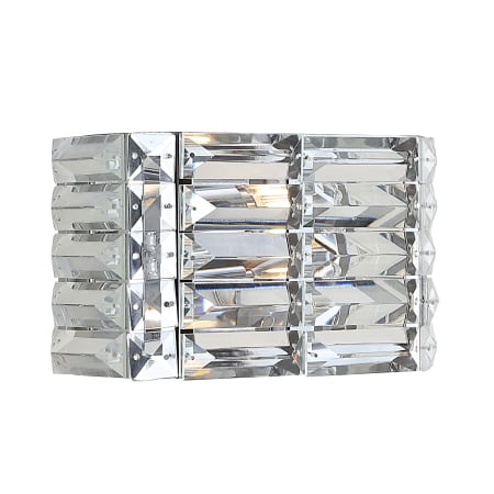 JONATHAN Y Lighting Evelyn 6" Tall LED Bathroom Sconce Chrome
