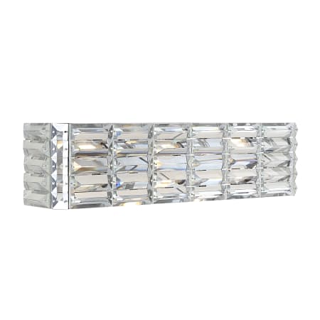 JONATHAN Y Lighting Evelyn 3 Light 24" Wide LED Bath Bar Chrome