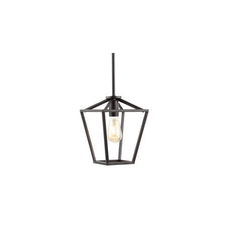 JONATHAN Y Lighting Grace 8" Wide LED Mini Pendant Oil Rubbed Bronze