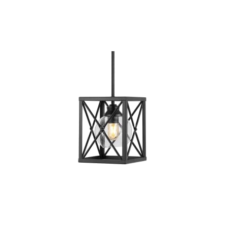 JONATHAN Y Lighting Amara 8" Wide LED Mini Pendant Oil Rubbed Bronze