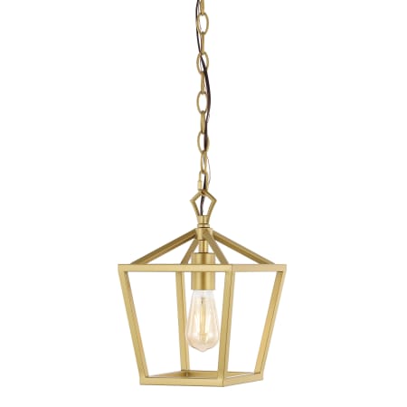 JONATHAN Y Lighting Oslin 8" Wide LED Mini Pendant Gold Painting
