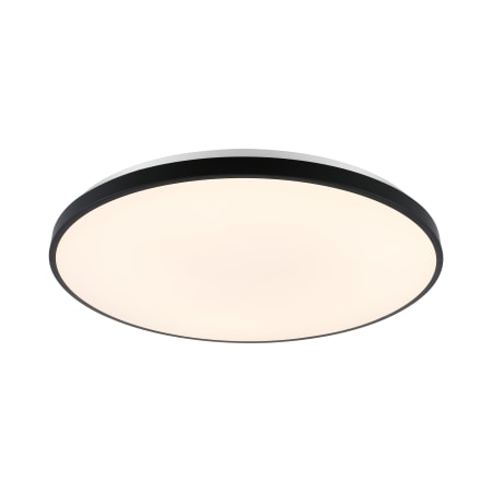 JONATHAN Y Lighting Astrid 21" Wide LED Flush Mount Ceiling Fixture Black