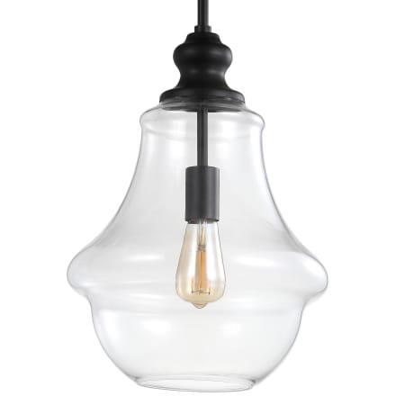 JONATHAN Y Lighting Adam 12" Wide LED Pendant Oil Rubbed Bronze