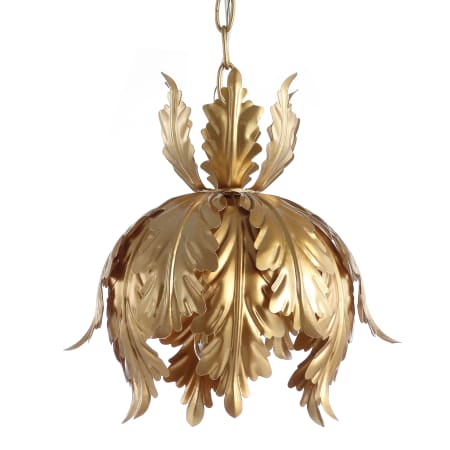 JONATHAN Y Lighting Anne 12" Wide LED Pendant Gold