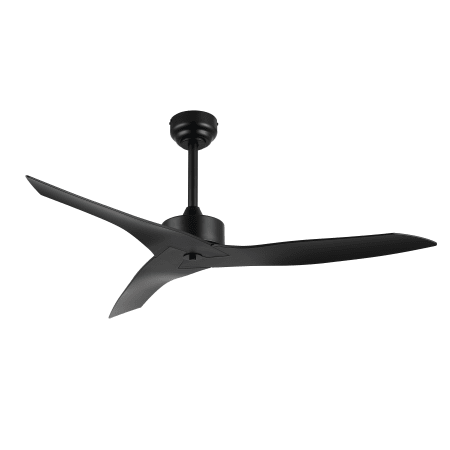 JONATHAN Y Lighting Aldrin 50" 3 Blade Indoor Smart Ceiling Fan Black