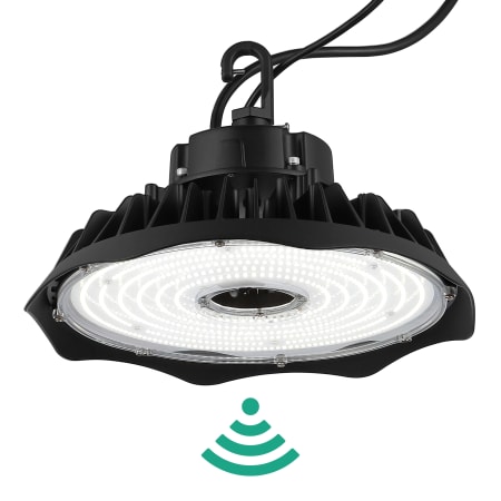 JONATHAN Y Lighting UFO High Bay 1 Light 12" Wide LED Commercial High Bay Black