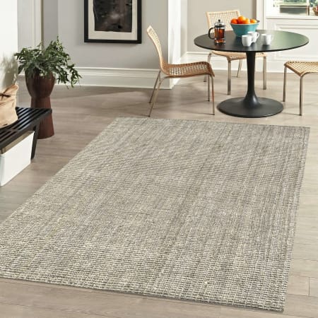 JONATHAN Y Lighting Natural Fiber 10' x 13' Jute Solid Indoor Rectangular Area Rug Gray