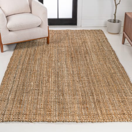 JONATHAN Y Lighting Natural Fiber 9' x 12' Natural Fibers Solid Indoor Area Rug Natural
