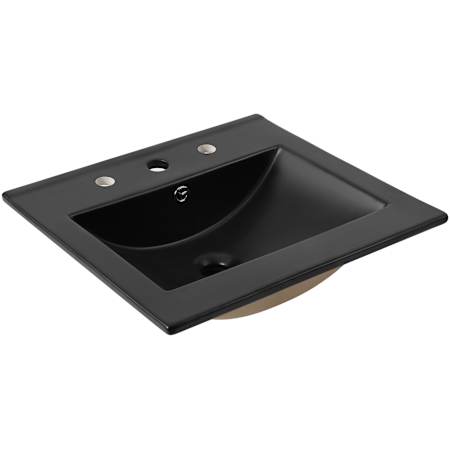 JONATHAN Y Lighting Ancillary 20" Ceramic Vanity Top Black