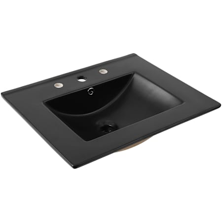 JONATHAN Y Lighting Ancillary 24" Ceramic Vanity Top Black