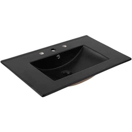 JONATHAN Y Lighting Ancillary 30" Ceramic Vanity Top Black