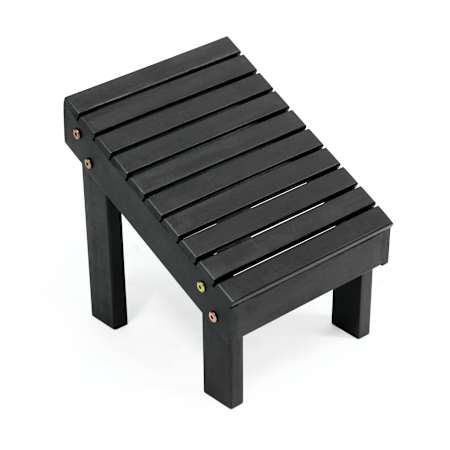 JONATHAN Y Lighting Saru Shower Foot Rest Black