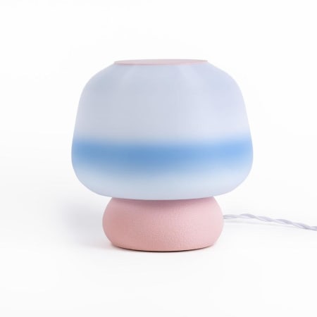 JONATHAN Y Lighting Portobello 10" Tall LED Novelty Table Lamp Blue / White