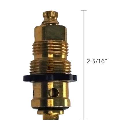 Jones Stephens Cold Bathroom Stem for Crane® Dial-ese Brass