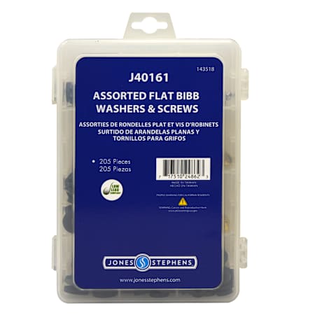 Jones Stephens FLT BIBB WSHR / SCRW BX KIT Black