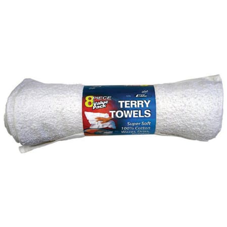 Jones Stephens 8 PACK COTTON TERRY CLOTH TOWELS N/A