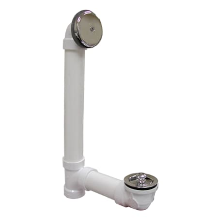 Jones Stephens STD PVC FULL KIT W/ CP BRS L& Chrome Plated