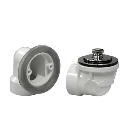 Jones Stephens STD PVC RI KIT W/ CP FRICT LI Chrome Plated