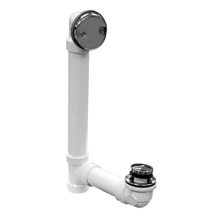 Jones Stephens PVC Schedule 40 Waste & Overflow With Chrome TOE PU Drain Chrome Plated