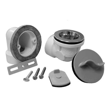 Jones Stephens STD PVC RI KIT W/ CP L&T & TE Chrome Plated