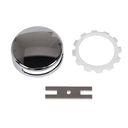 Jones Stephens ABS Tub Overflow Faceplate with Conversion Bar Chrome Plated
