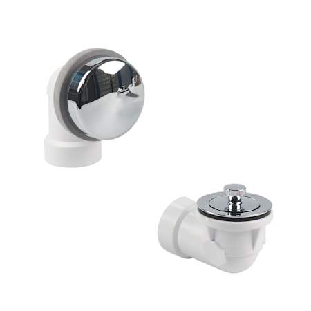Jones Stephens 1-1/2" Tub Drain Kit Chrome Plated