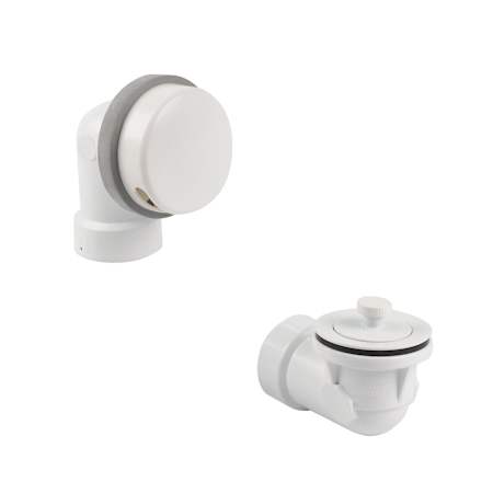 Jones Stephens 1-1/2" Tub Drain Kit White