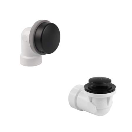 Jones Stephens 1-1/2" Tub Drain Kit Matte Black