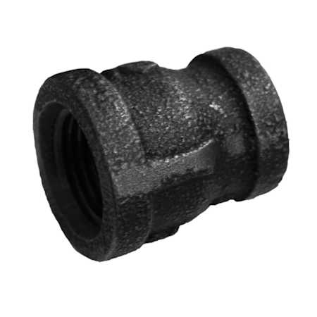 Jones Stephens 1 1/4 X 3/4 RED COUPLING BLK Black