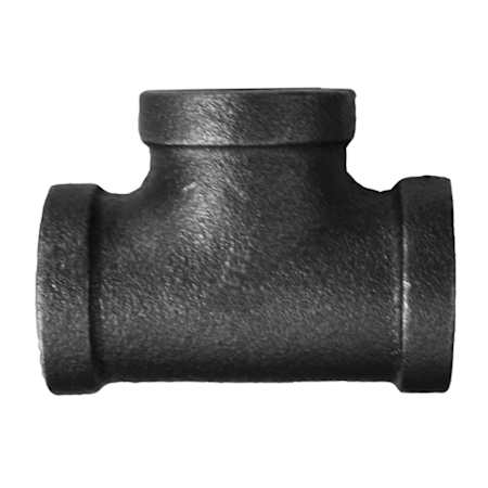 Jones Stephens 1 X 1 X 3/4 REDUCING TEE BLAC Black