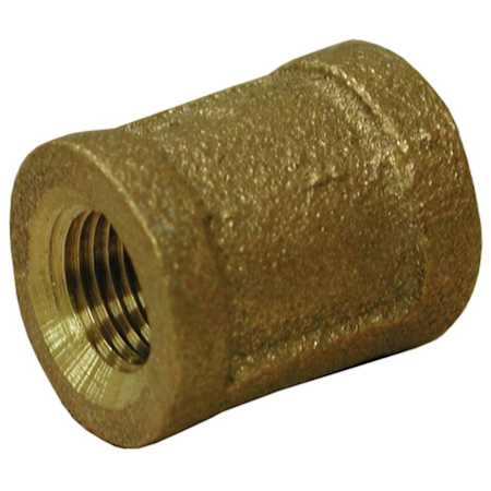 Jones Stephens 1/4 BRONZE COUPLING - LEAD FREE Bronze