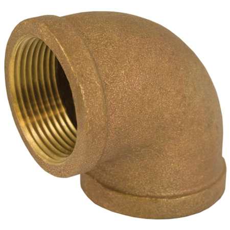 Jones Stephens 3/4 X 1/2 BRONZE RED ELBOW - LEAD FREE Bronze