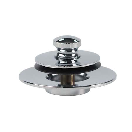 Jones Stephens 15/16" Brass Lift and Turn Style Tub Stopper Chrome Plated