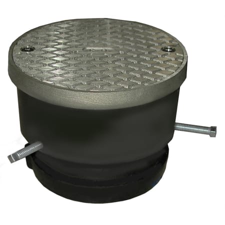 Jones Stephens 2" Cast Iron Cleanout with Round Cover Polished Brass