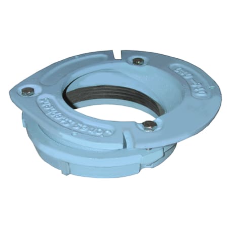 Jones Stephens 4 Overall Size Closet Flange With BLT SLOTS Blue