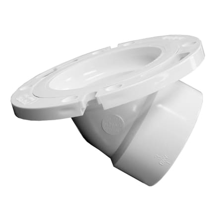Jones Stephens 3 PVC 45 Degree Closet Flange White