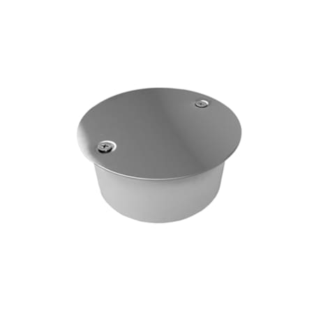 Jones Stephens 4" PVC Cleanout with 8-3/8" Round Cover Stainless Steel