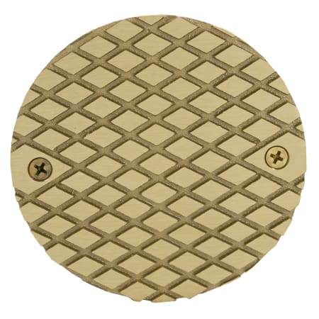 Jones Stephens 5" Cleanout with Round Cover Polished Brass