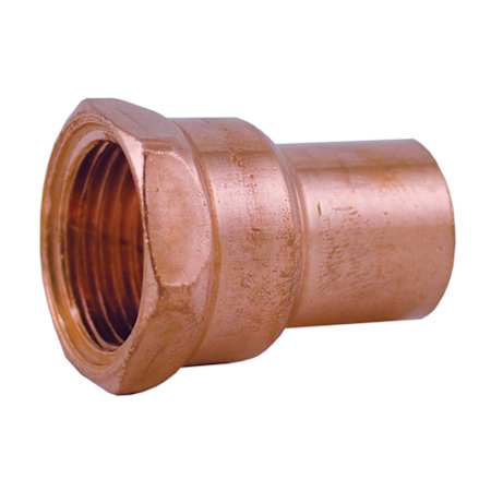 Jones Stephens 3/4 C X 3/4 FIP FEMALE ADAPTER (603) JW#11101 Copper